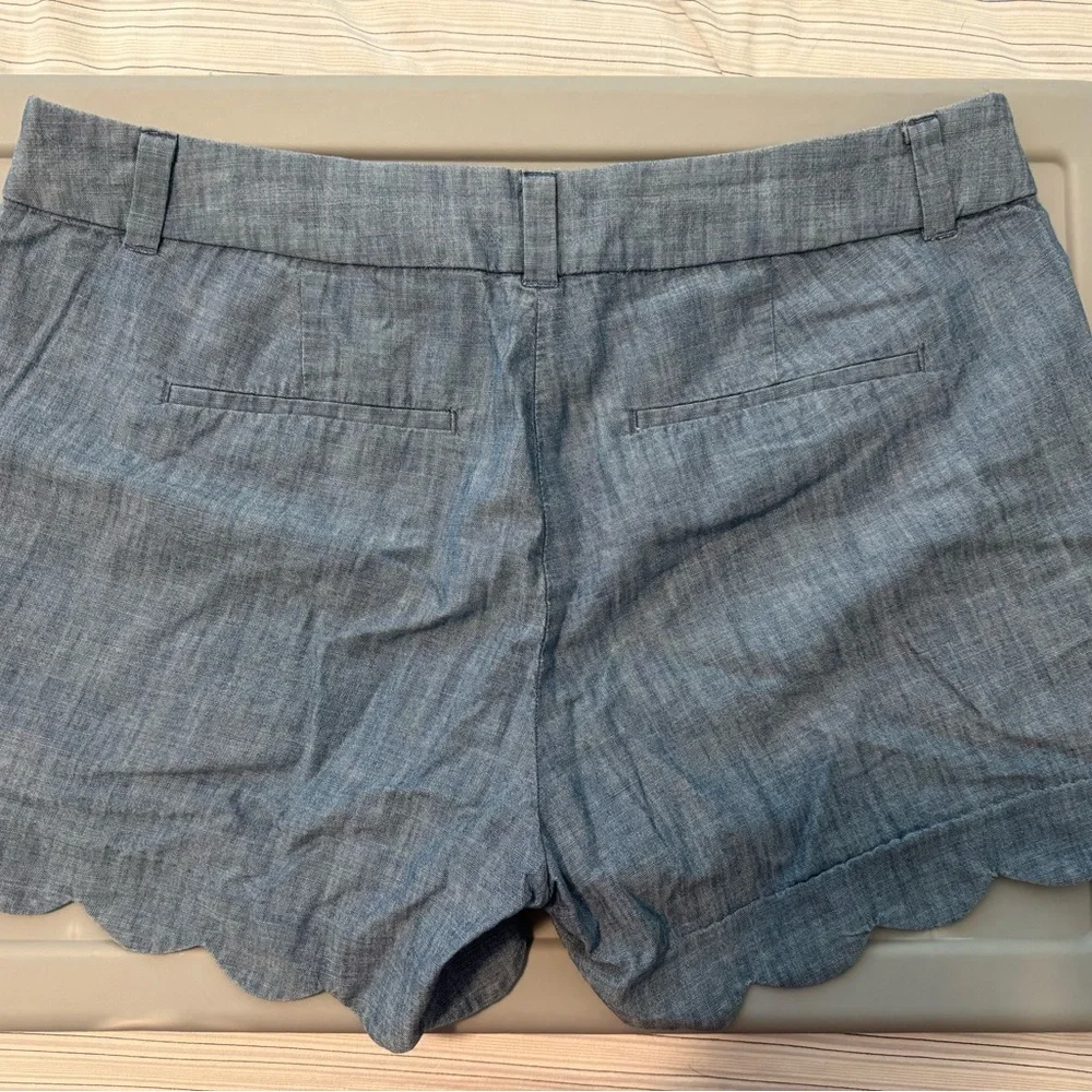 Scalloped shorts